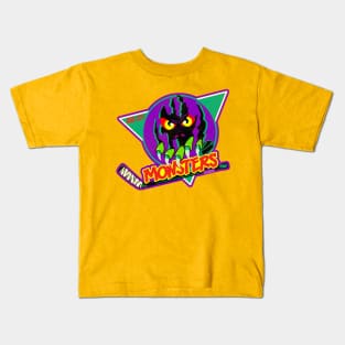 Defunct Madison Monsters Hockey Team Kids T-Shirt